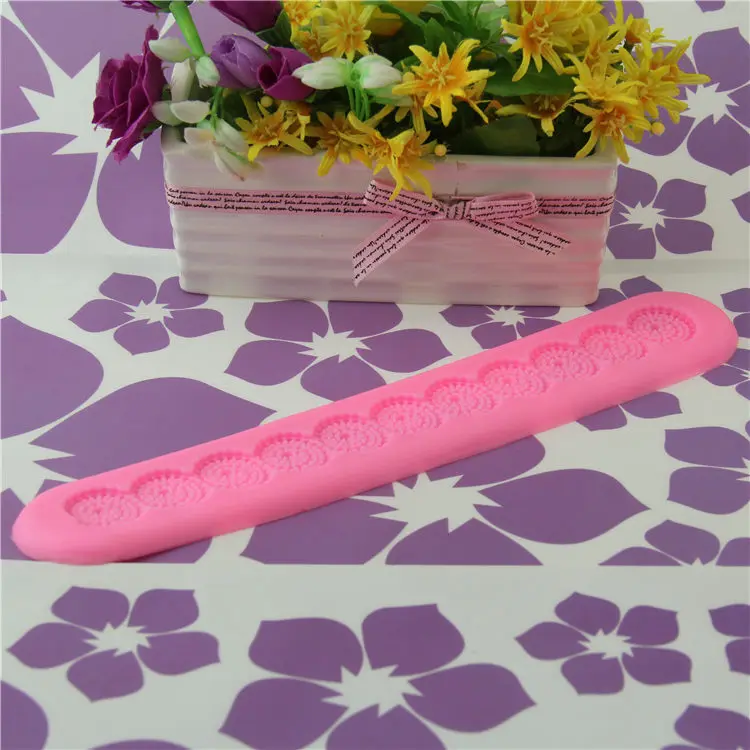 1 шт. Loog полоса кружева цветок торт рамка Форма Sugarcraft Торт украшения инструменты