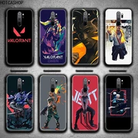shooting game valorant phone case for redmi 9a 8a 7 6 6a note 9 8 8t pro max redmi 9 k20 k30 pro
