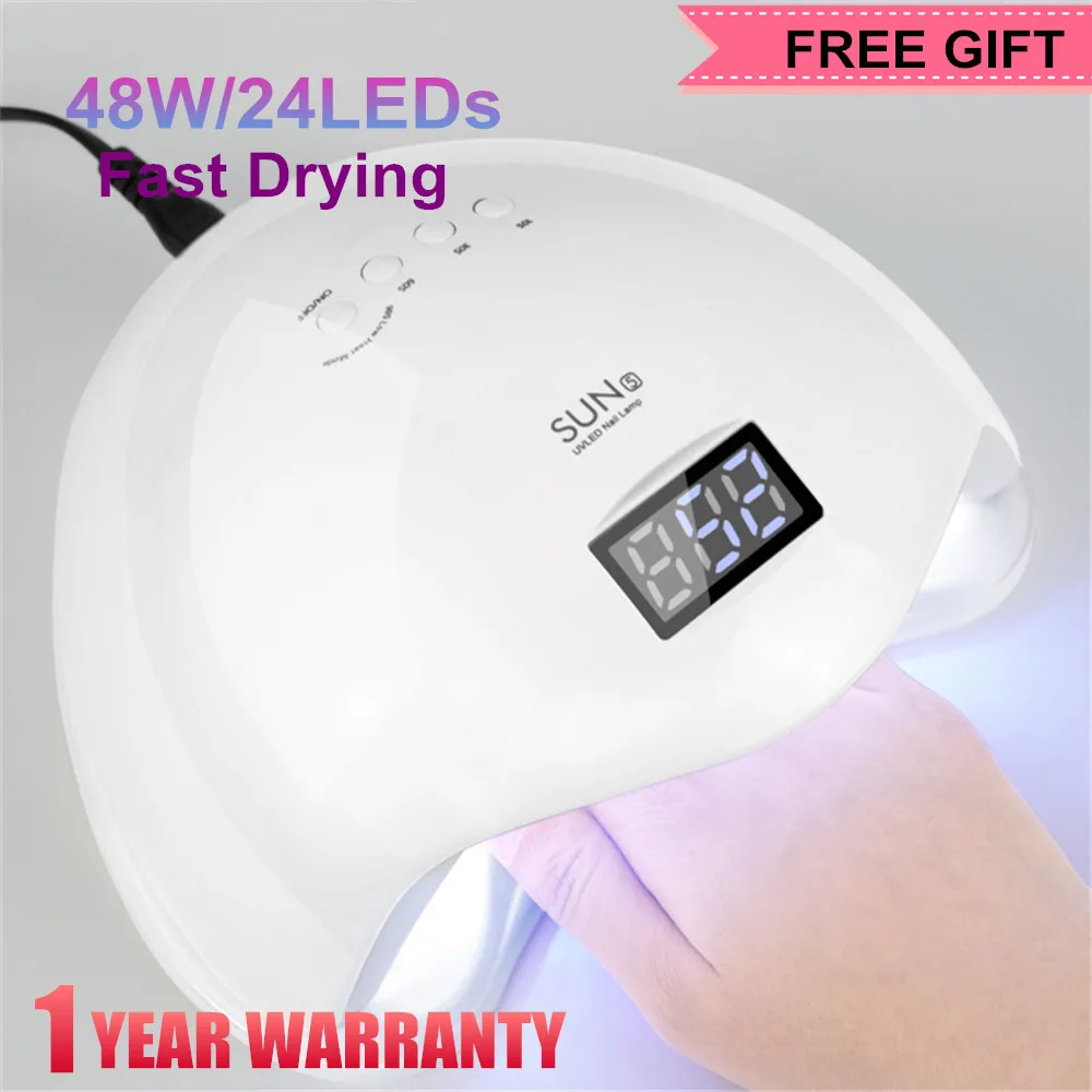 Сушилка для ногтей 24 светодиода 48 Вт|Сушилки ногтей| |
