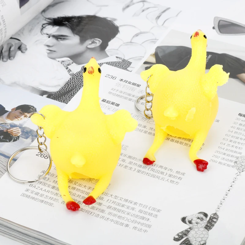 Брелок для ключей куриное яйцо Несушка | Украшения и аксессуары