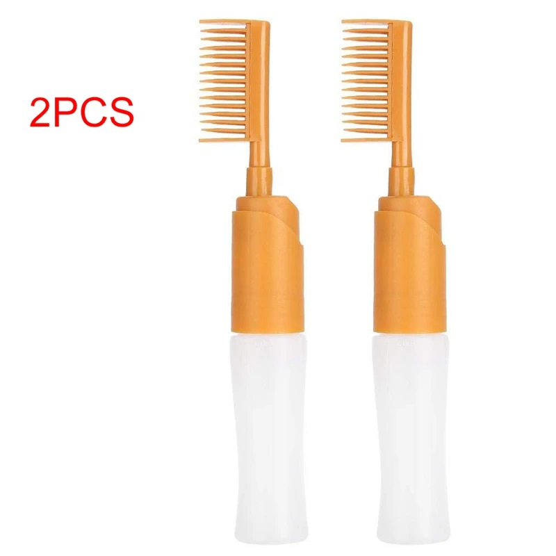 2 шт. бутылка для краски аппликатор расчески 80 мл цвет волос Диспенсер насос