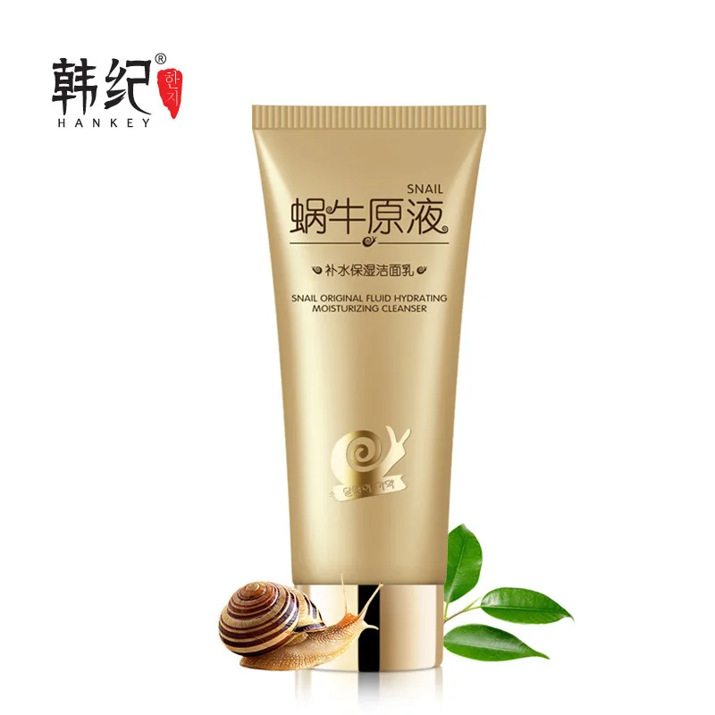 

Snail Cleanser Foam Moisturizing 100g Oil Control Deep Cleansing Gentle Soothing Wash Face Clean Refreshing Not Drying Women Men