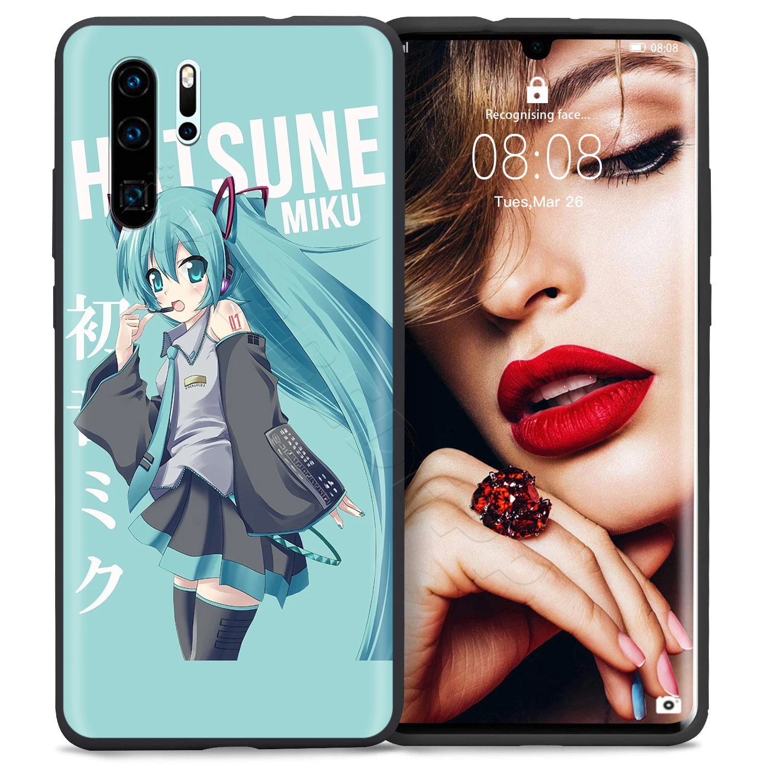 9 Webbedepp аниме девушка Хацунэ Мику чехол для Huawei P8 P9 P10 P20 P30 Lite Pro P Smart Z Mini - Цвет: 9