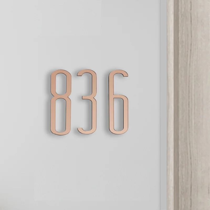 Акриловые современные таблички с кристаллами для дома гостиниц квартир офисов