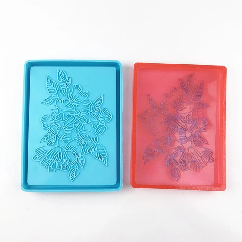 

DIY Crafts Rolling Tray Epoxy Resin Mold Jewelry Storage Holder Silicone Mould E56F