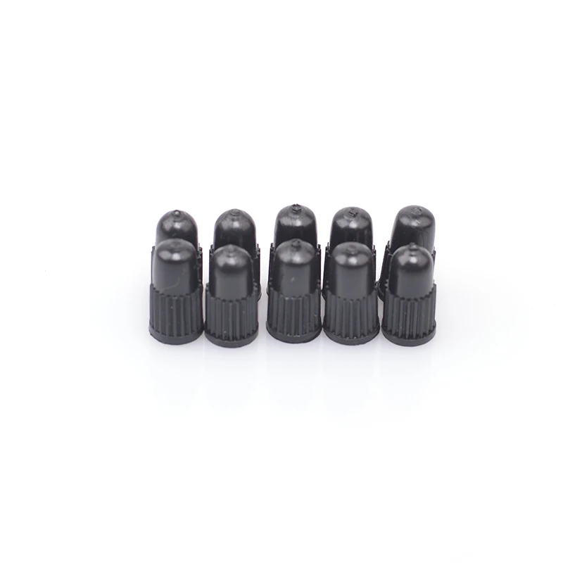 

10pcs/Lot Dome Shape Dust Valve CNC Bicycle Black Valve Cap FR Nozzle Special Tyre Plasti Valve Cap Plastic Cap Car Accessories