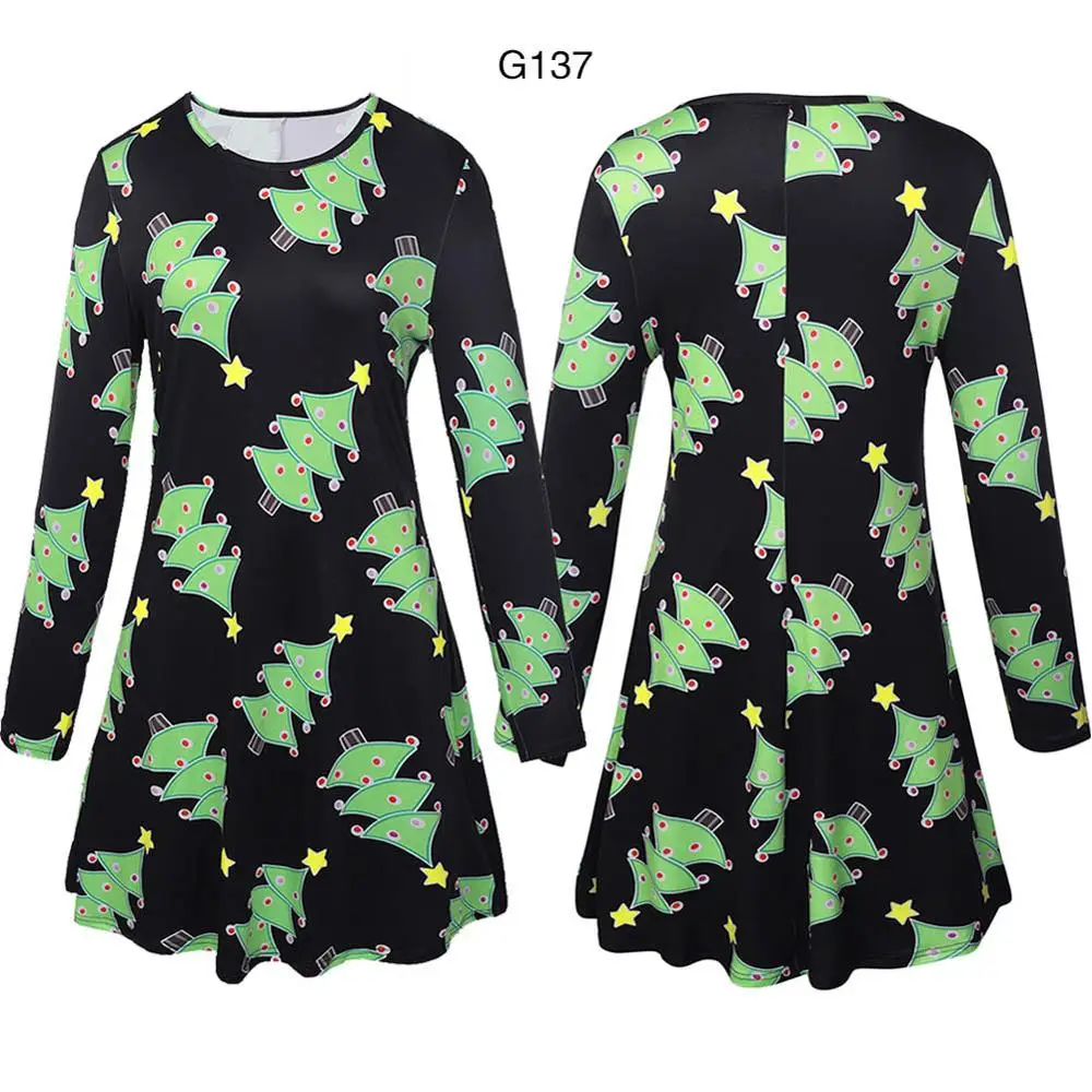 Новинка 2019 Одинаковая одежда для всей семьи с рождественским принтом зеленое