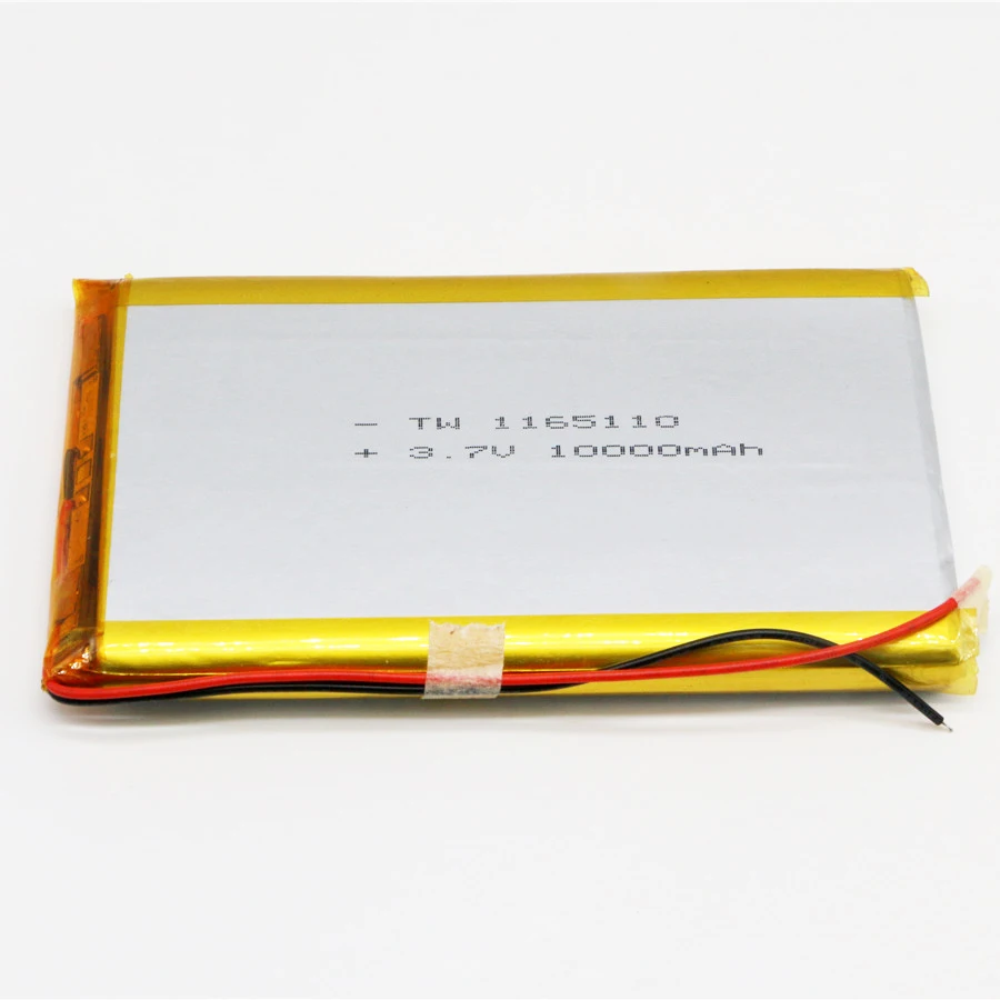 Литий полимерная аккумуляторная батарея 10ач 3 7 В Размер 11*65*110 мм 10000 мАч для