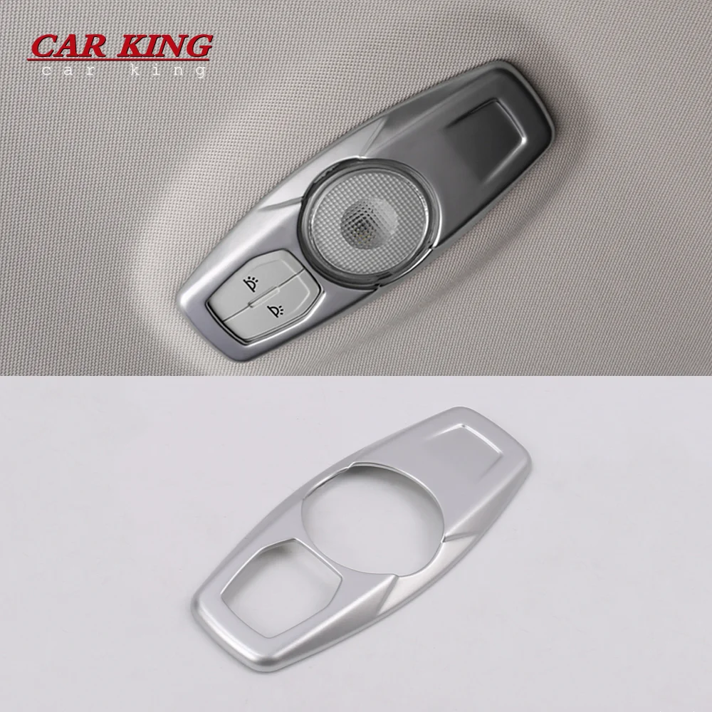 

ABS Matte Car Styling Interior Accessories For Ford Edge 2015 2016 2017 Car rear reading Lampshade Cover Trim sticker 1 Pcs/Set