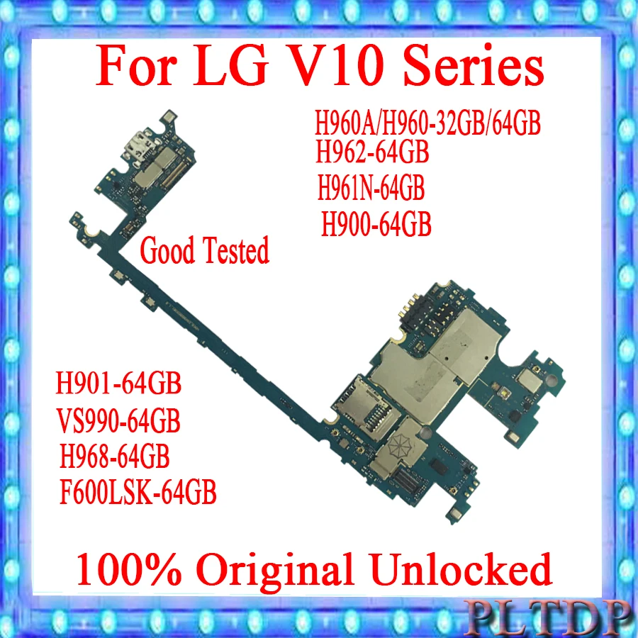 Материнская плата 32 ГБ/64 ГБ для LG V10 H960 H960A H961N H900 H901 VS990 F600LSK H968 материнская Панель
