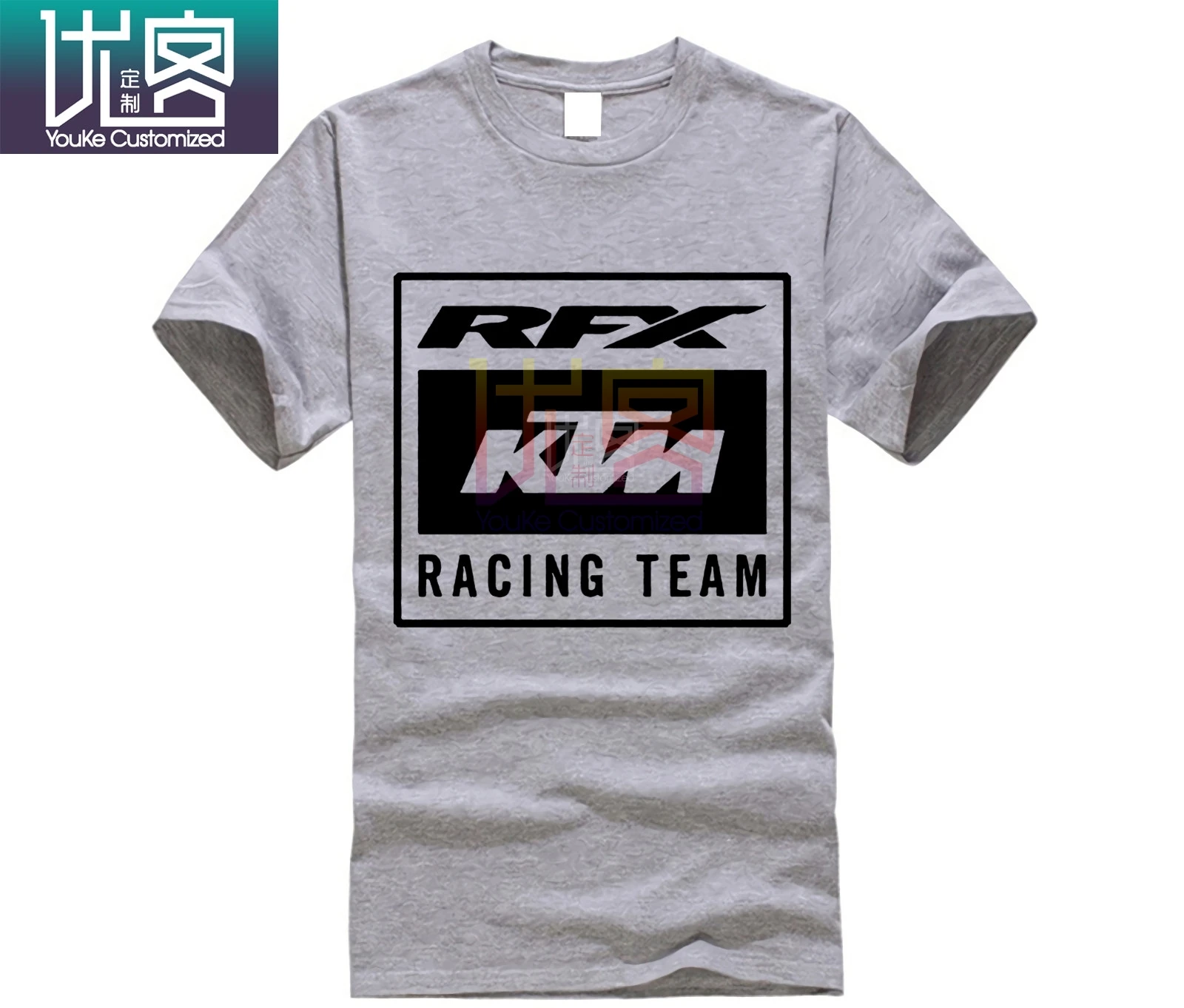 Новинка 2019 футболка KTM racing с принтом для байкеров мотогонок летняя модная