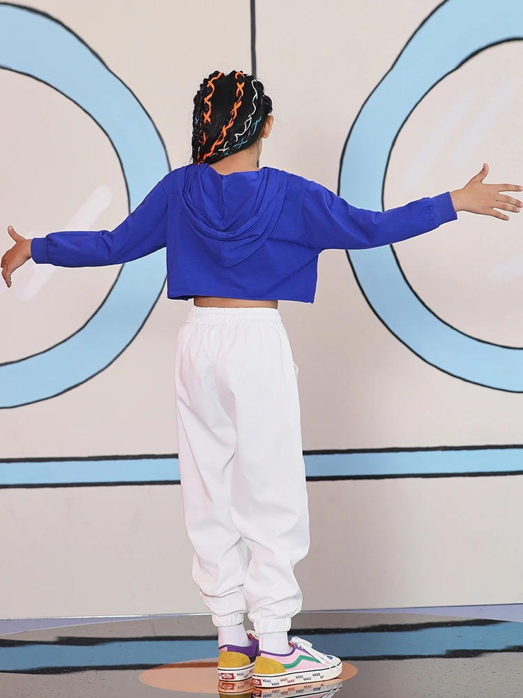 Осенний танцевальный костюм унисекс для детей Детский уличный в стиле хип-хоп