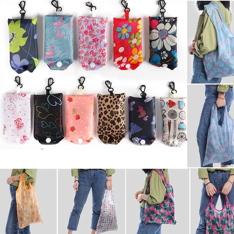 Многоразовые Пакеты для продуктов Лидер продаж складные тканевые тоуты