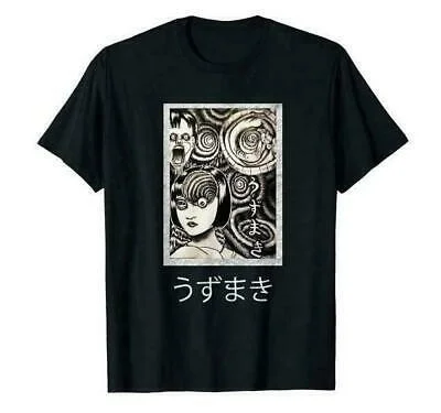 

Uzumaki Shirt Japanese Horror T-Shirts Gift Tee US Mens Shirt Trend Funny