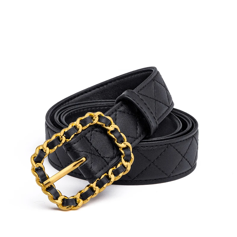 ZOOLER брендовый мягкий кожаный ремень для девочек ручной работы с 7 отверстиями