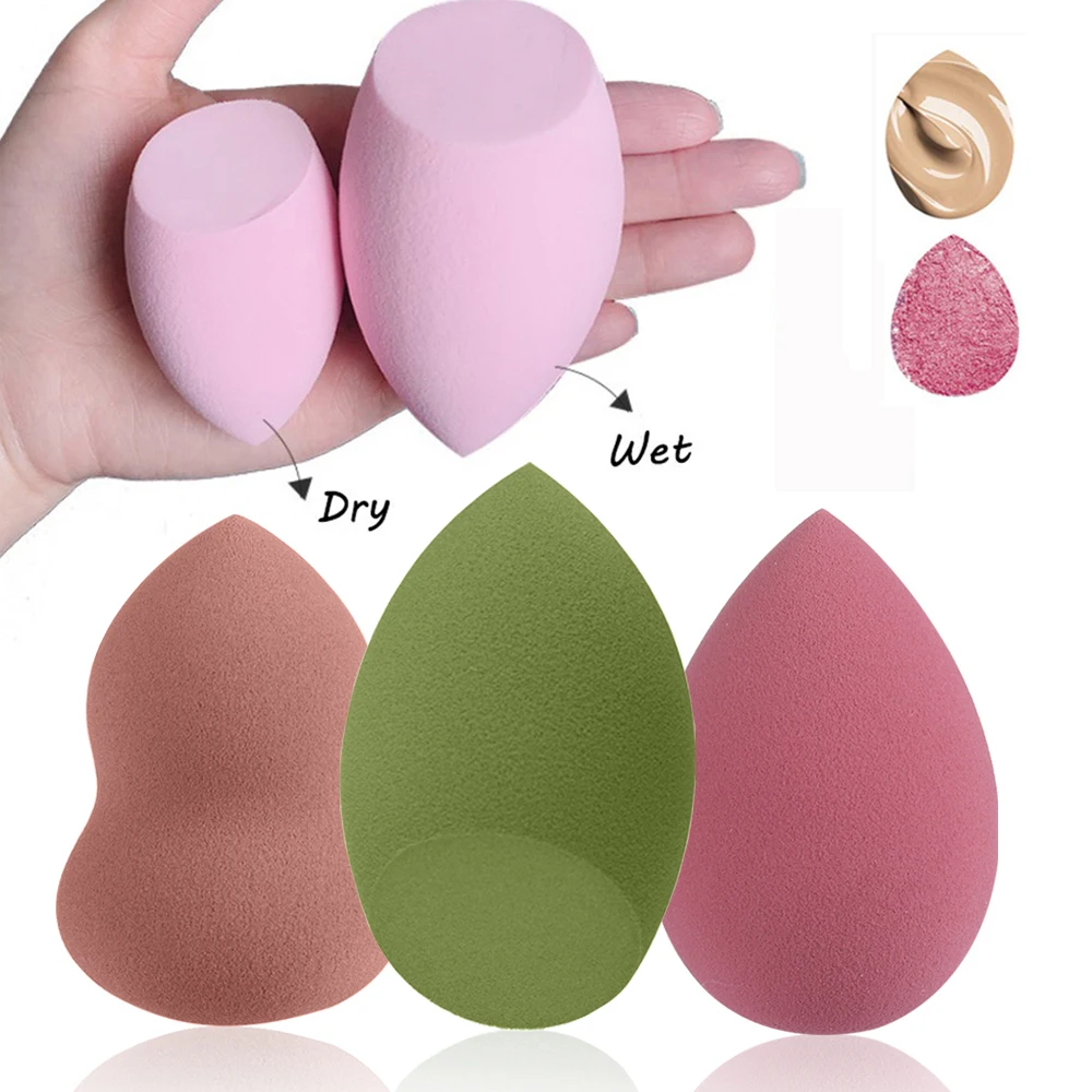 1 шт. косметическая губка в форме капли воды пудра для смешивания лица Жидкий