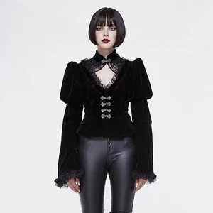 Женские зимние куртки с вырезом на груди, Сексуальные облегающие кружевные пушистые пальто в стиле панк с вышивкой бисером и рукавами