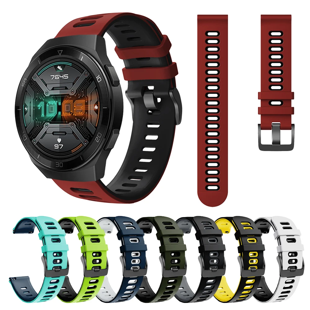 Новый ремешок Correa для HUAWEI WATCH GT 2E часов браслет 2e силиконовый часов|Ремешки часов|