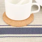 Подставки круглая пробка, диаметр 9 см, 2021 ковриков