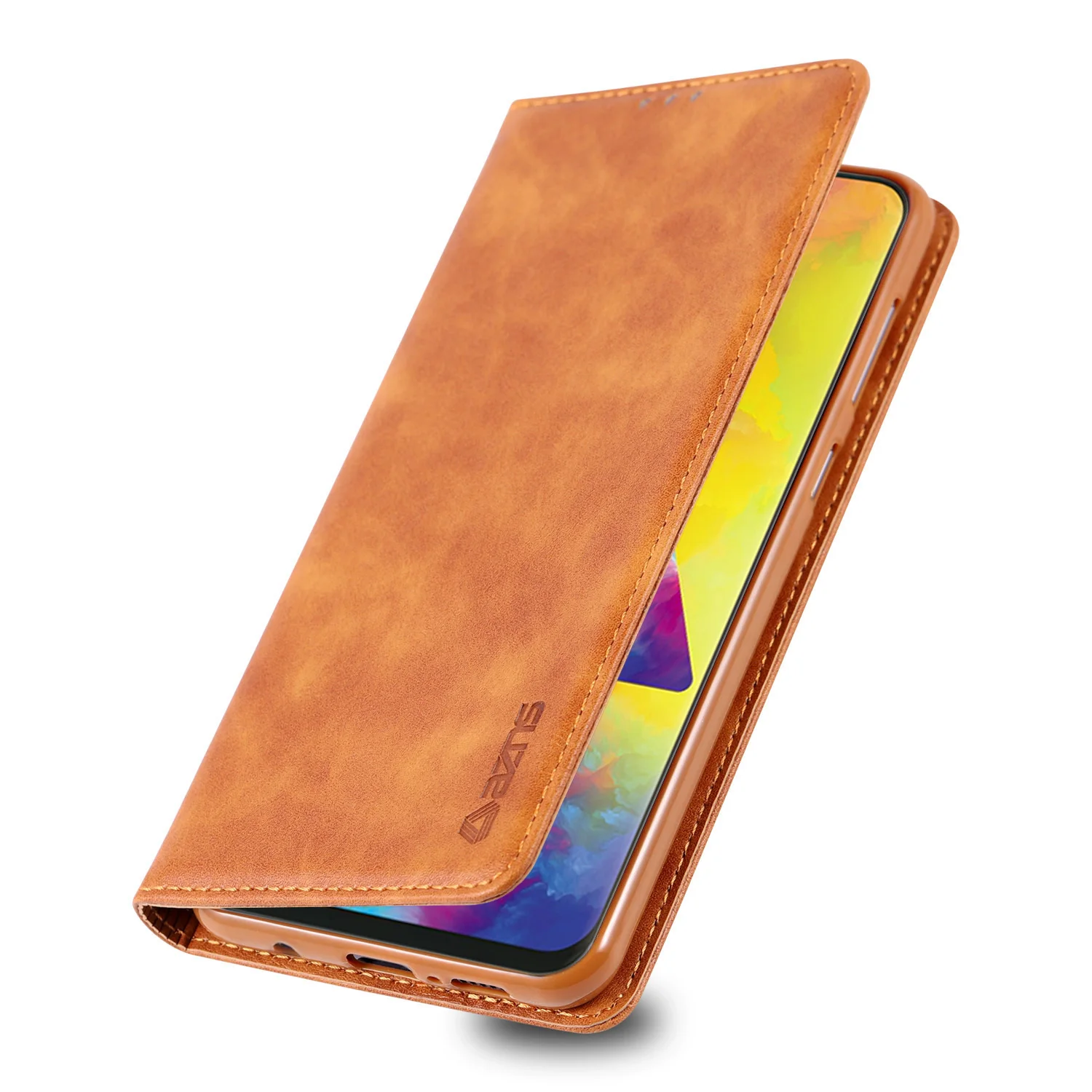 Магнитный флип-чехол для Samsung Galaxy M20 чехол Роскошный складной кожаный