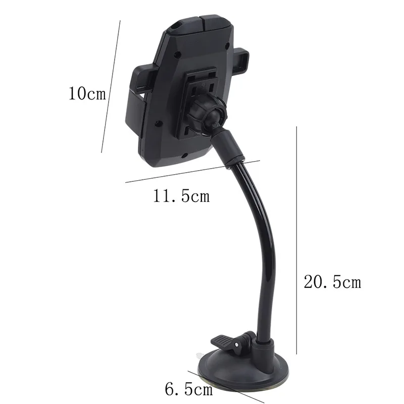 

New Car Phone Holder Bracket Mount Cup Holder Universal Car Mount Mobile Suction Windshield Phone Locking Car-Accessories