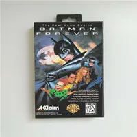Batmans Game Forever Крышка США с розничной коробкой 16 бит MD игровая карта для Sega Megadrive Genesis