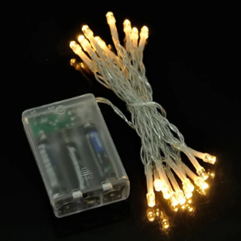3M 30LED battery 3x3/3x6 м светодиодный водонепроницаемый светильник-гирлянда с метеоритным дождем, Рождественская Свадебная занавеска, Сказочная гирлянда, Новогодняя гирлянда - Испускаемый цвет: 3M 30LED battery