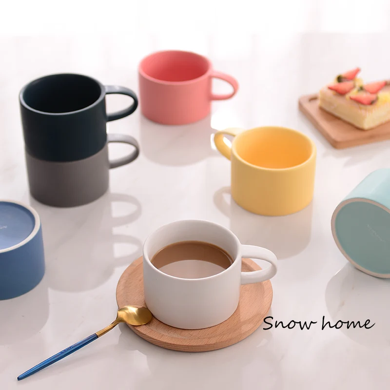 Кружка в скандинавском стиле керамическая многоразовая кружка для смузи кофе