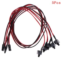 5 pcslot pc computer motherboard power cable switch onoffreset replacement accessories
