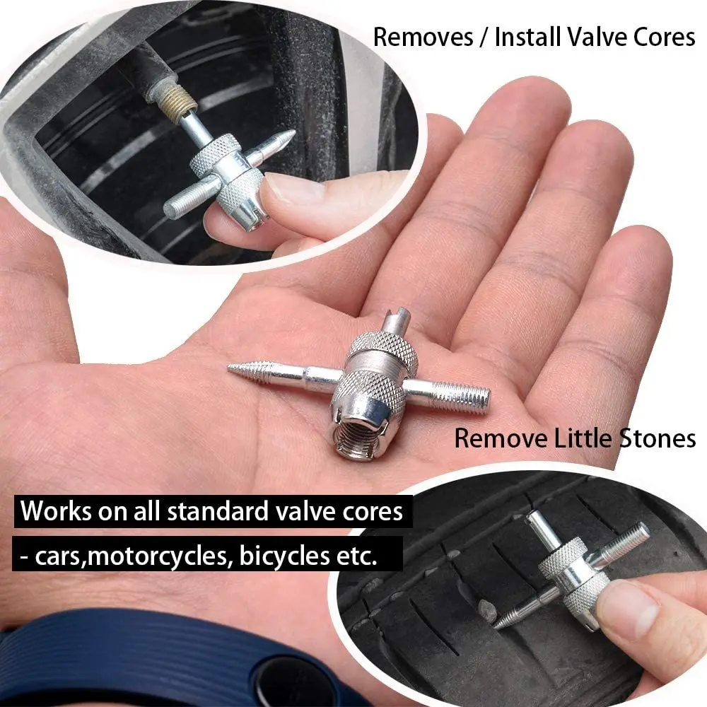 5 шт шин шток клапана стержень инструмент автошины удаление для ремонта съемник