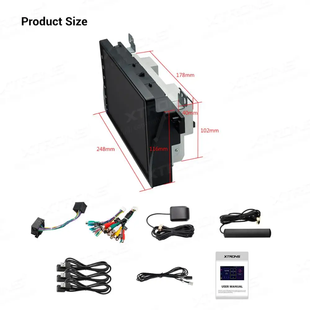 XTRONS 9'' Android 10.0 Qualcomm Bluetooth 5.0 Car Multimedia Radio Player GPS For BMW E46 Sedan Rover 75 MG ZT NO DVD | Автомобили