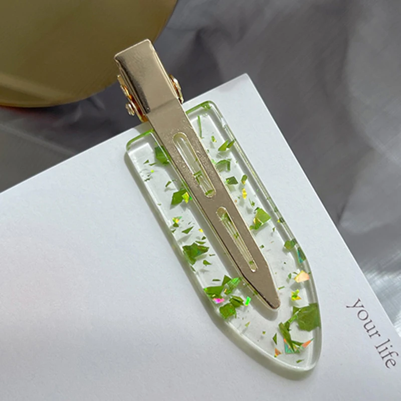 1 предмет без изгиб бесшовные заколки для волос со стороны челки исправить