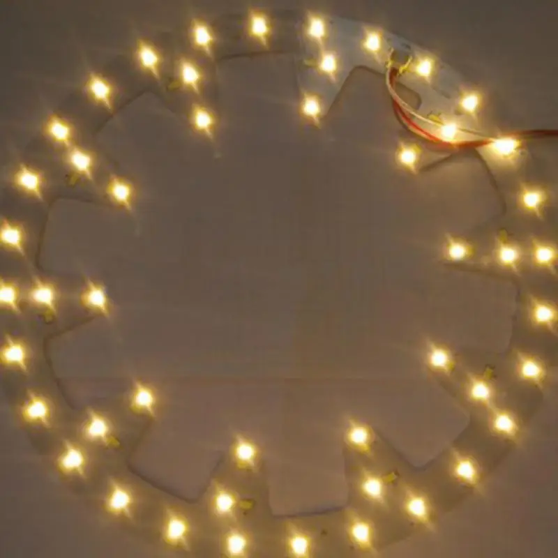10.82in 24W 96 LEDs 5730 SMD Three Light Colors LED Ceiling Aluminum PCB Round Board Panel Lights | Лампы и освещение