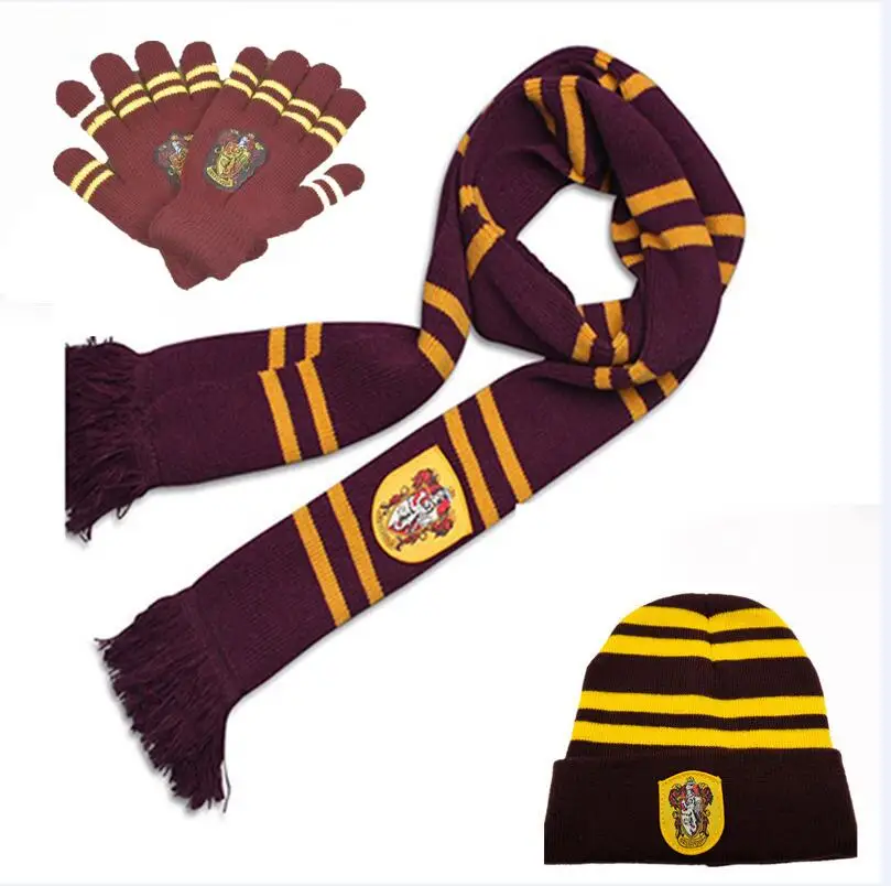 Gryffindor Форма Гриффиндора Гермионы Granger костюмы, свитер жилет юбка жилет Слизерин Hufflepuff шарф с рисунком «гусиные лапки» подарок на Хэллоуин - Цвет: Gryffindor