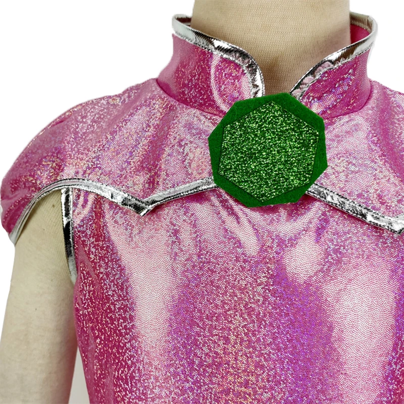 Костюм для подростков косплей Starfire детей платье-пачка костюм на Хэллоуин (3-9 лет)