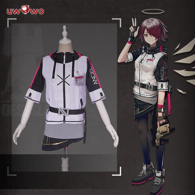 

[Only S/M】UWOWO 2020 Новый Популярный карнавальный костюм Arknights Exusiai для женщин, крутая униформа для девочек, вечерние платья