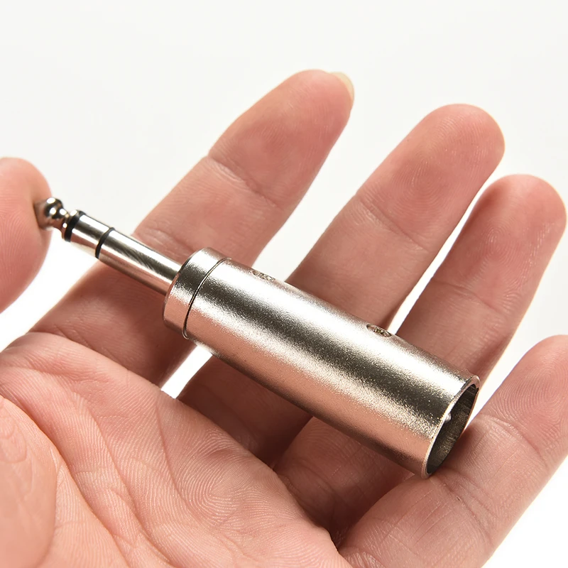 1 шт. 3Pin XLR штекер-штекер 1/4 &quot6 35 мм бинауральный аудио разъем стерео микрофон