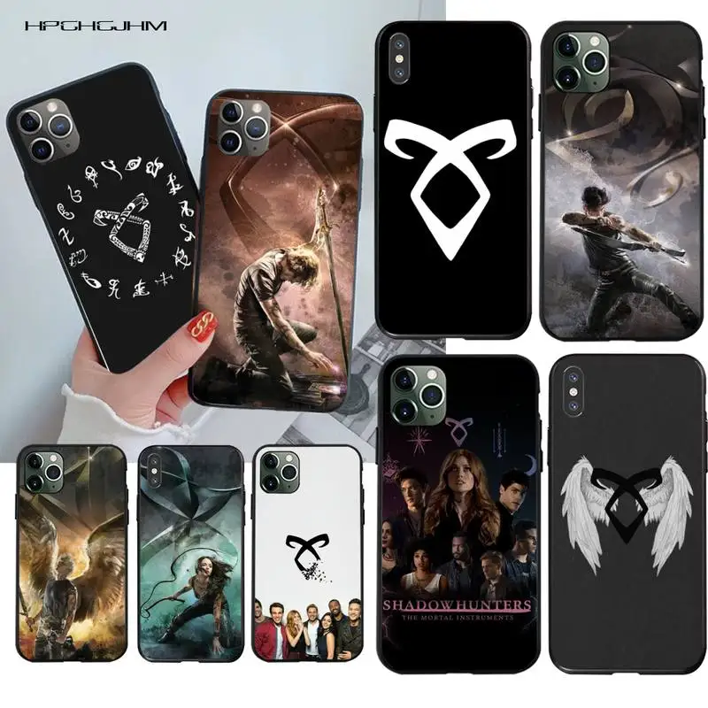 Чехол для телефона из мягкого силикона и ТПУ с логотипом Shadowhunters iPhone 11 pro XS MAX 8 7 6 6S
