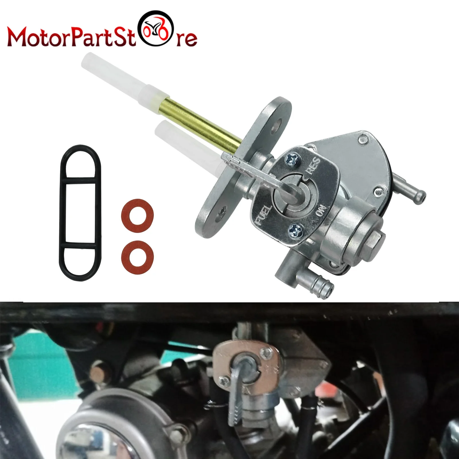 Топливный клапан газовый переключатель насоса 34 мм для Suzuki Kawasaki Yamaha Maxim Virago 700 920 XV