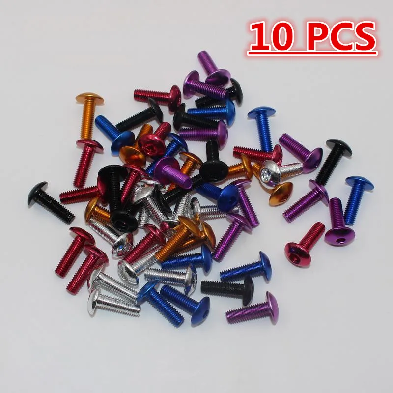 10 шт. Универсальные винты для мотоциклов honda suzuki yamaha Kawasaki 5 мм