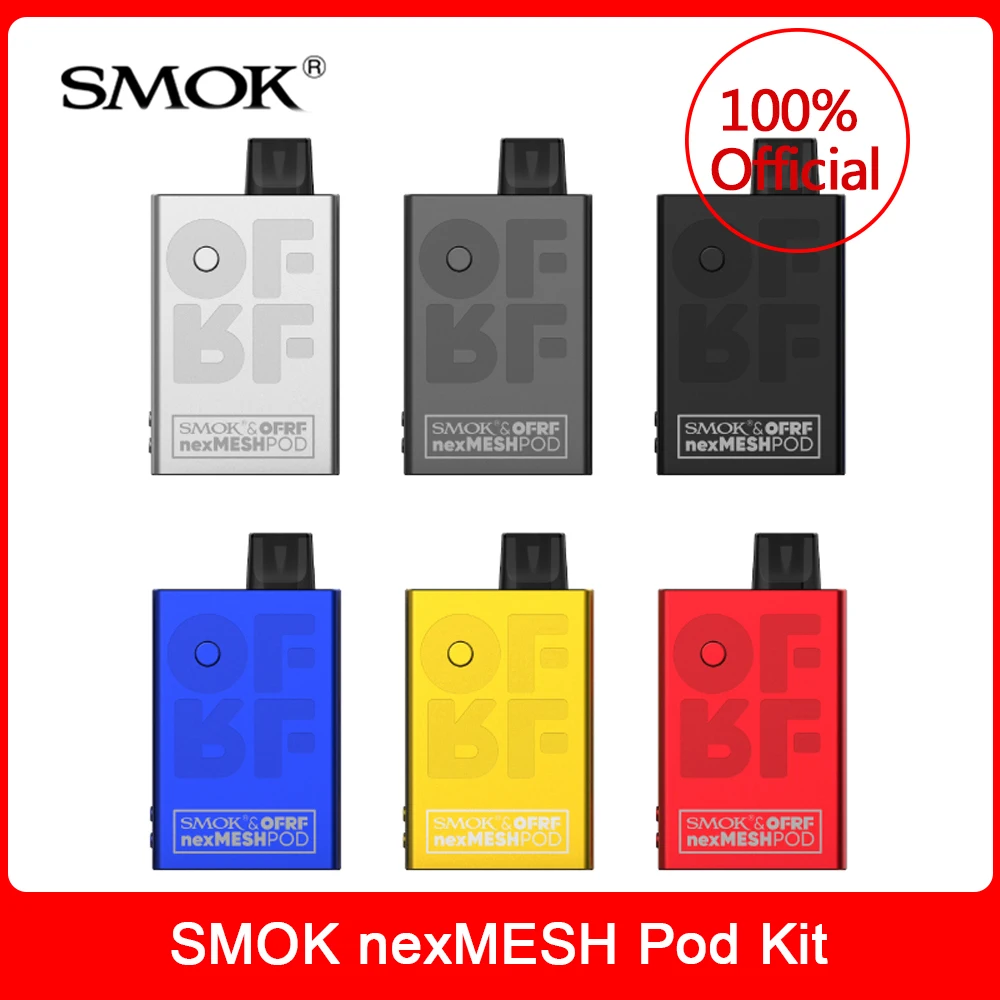 Оригинальный набор для вейпа SMOK NexMesh Pod аккумулятор 30 Вт 1200 мАч картридж 2 мл Nexmesh