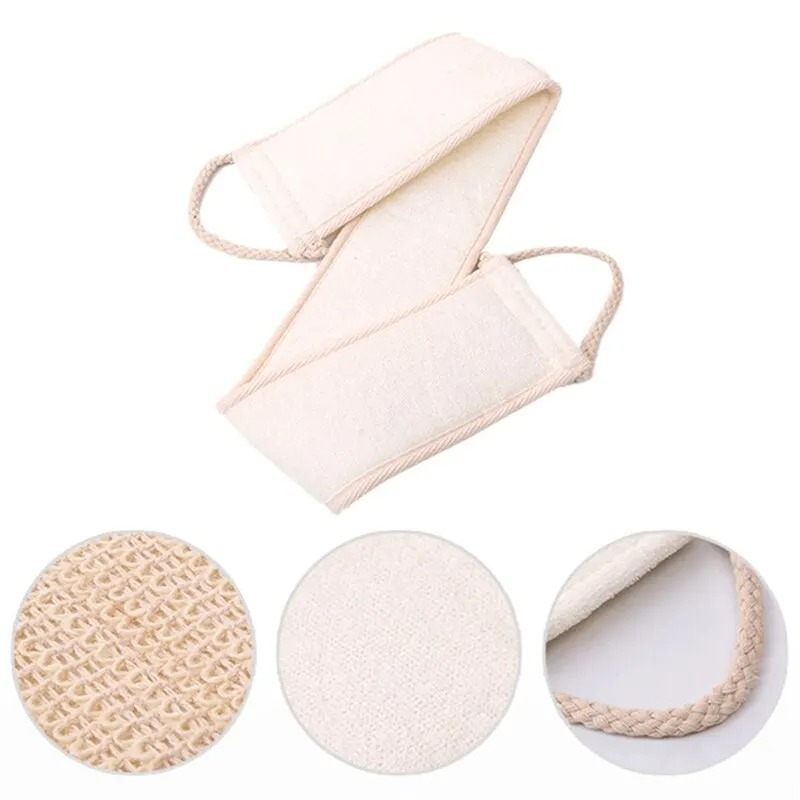 2022 Natural Soft Exfoliating Loofah Bath Shower Unisex Massage Spa Scrubber Sponge Back Strap Body Skin Health Cleaning Tool images - 6
