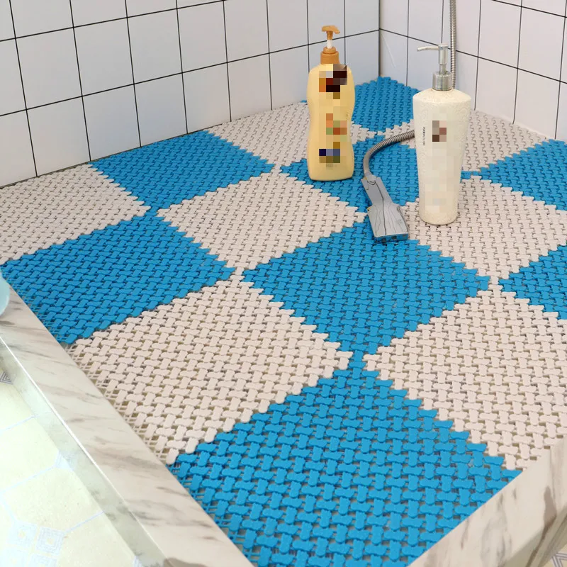 DIY Бесплатная мозаика Противоскользящий водонепроницаемый коврик для ванной