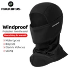 Многоразовая маска ROCKBROS, Ветрозащитная маска для лица, шлем, лыжная маска для лица, зимняя теплая флисовая женская шапка, Мужская Балаклава