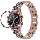 Браслет женский Блестящий из нержавеющей стали, браслет для Samsung Galaxy Watch 3 41 мм 45 мм, 42 мм 46 мм