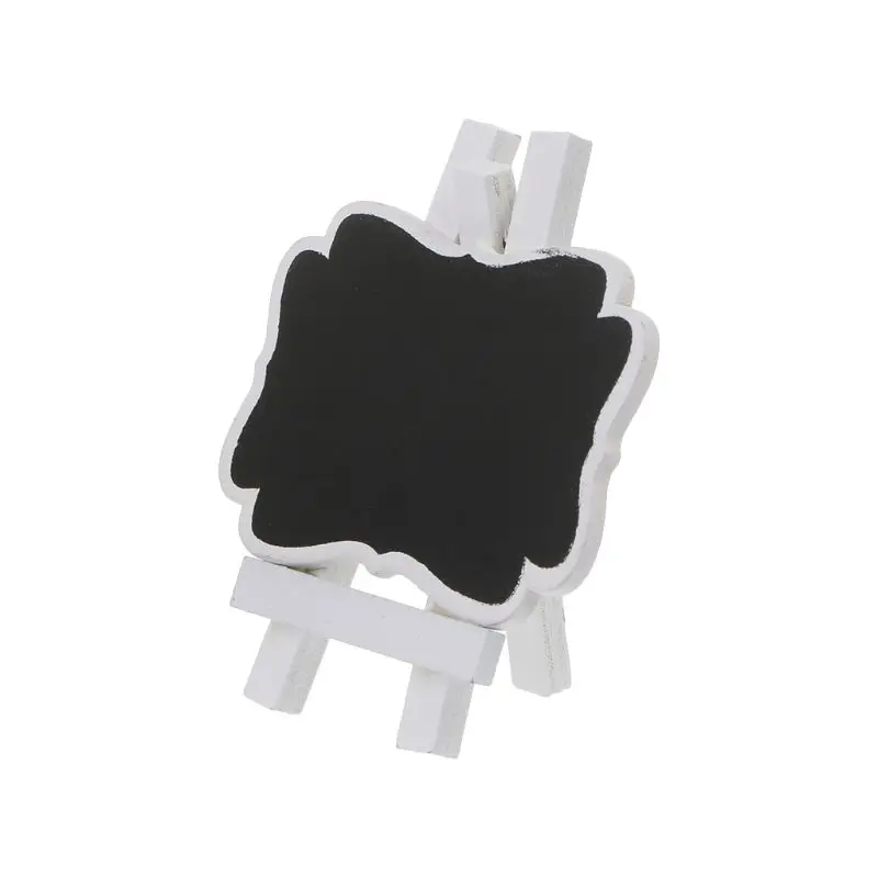 

Mini Wooden Chalkboard Blackboard Frame Message Table Number Wedding Party Decor Home Garden
