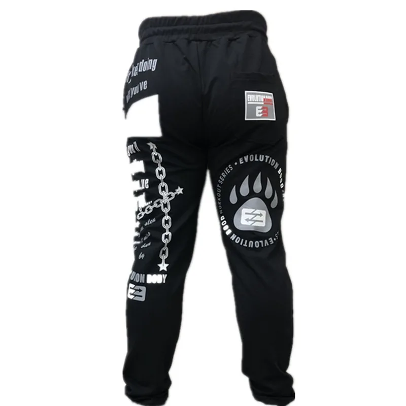 

Running Jogging Pants Men Cotton Elastic Soft BodybuildingSweatpants Harem Long Trousers Sport Pants Male Leggings Streetwear