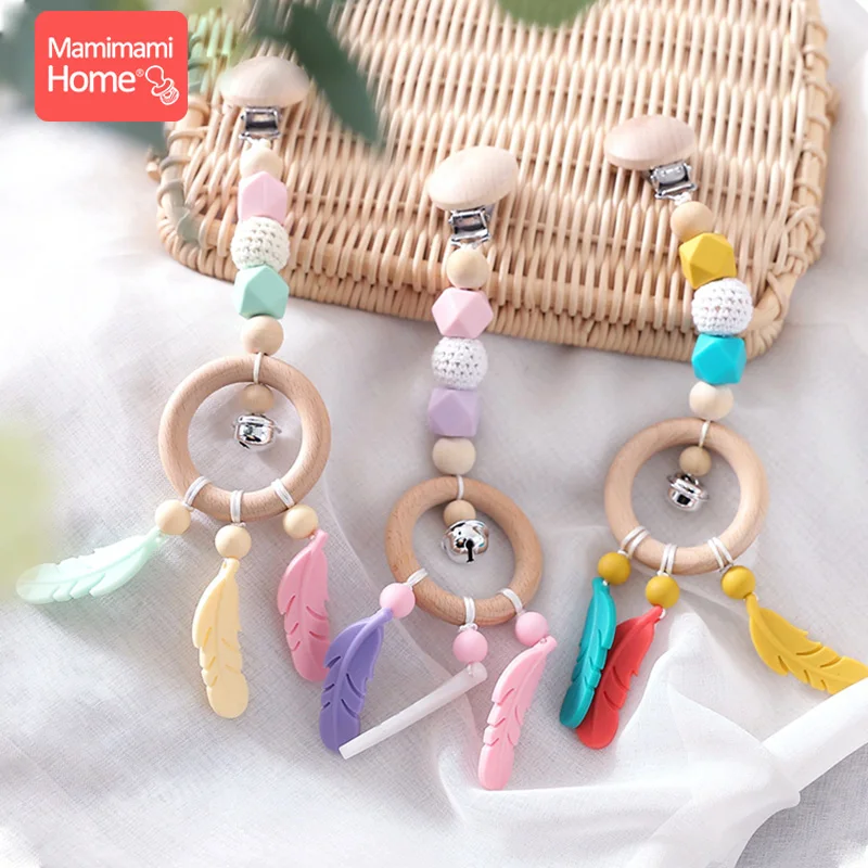 1 шт. Детская Деревянная подвеска для соски-коляски | Мать и ребенок