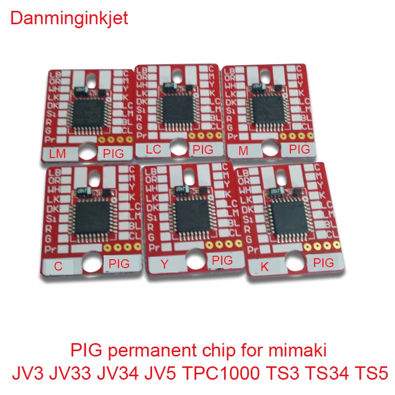 Картридж с чернилами постоянные чипы для mimaki JV3 JV33 JV34 JV5 CJV30 TPC100 TS3 TS5