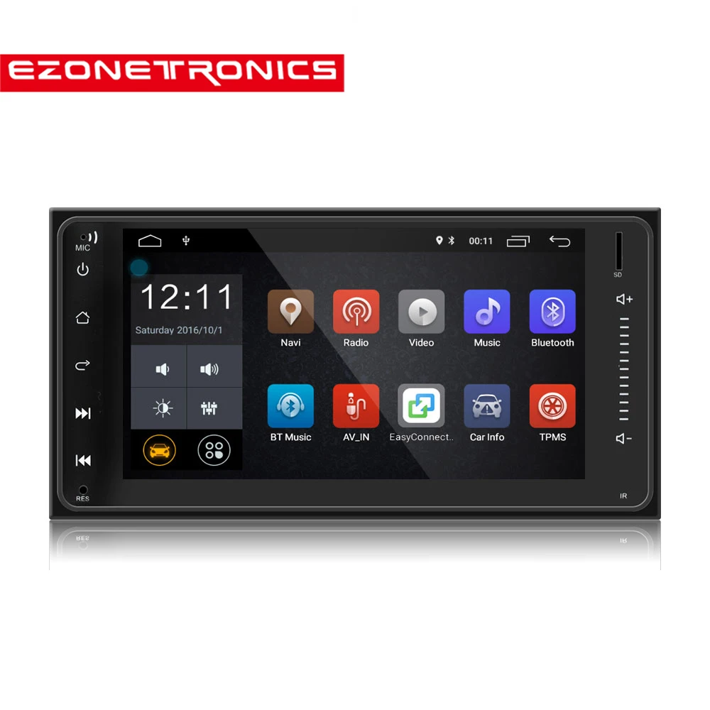 Автомагнитола Auto2 Din 7 &quotсенсорный экран Android 6 0 GPS навигация Bluetooth плеер для Toyota